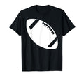 Silhouette American Football Ball T-Shirt - Novelty Apparel Men Women
