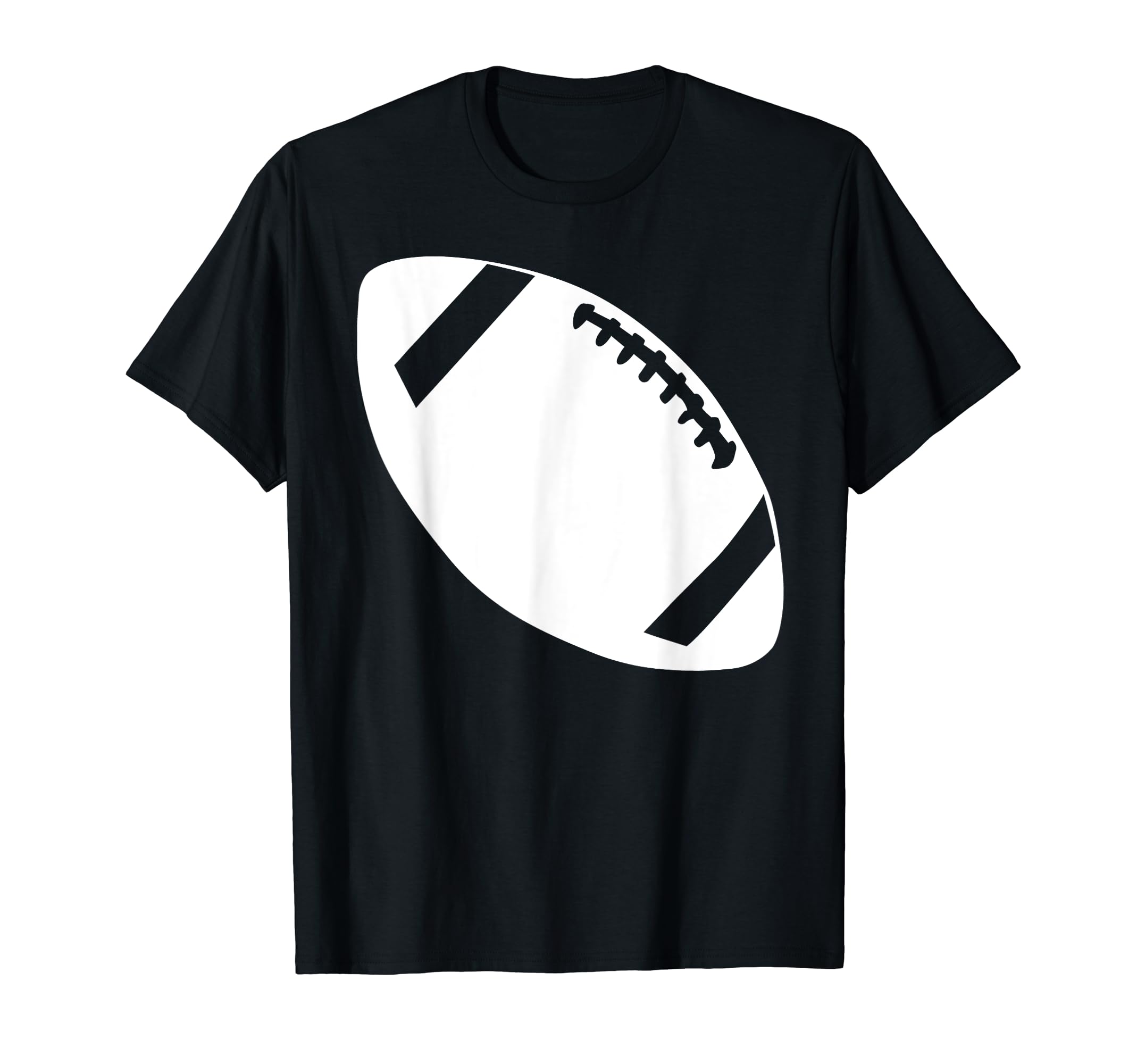 Silhouette American Football Ball T-Shirt - Novelty Apparel Men Women