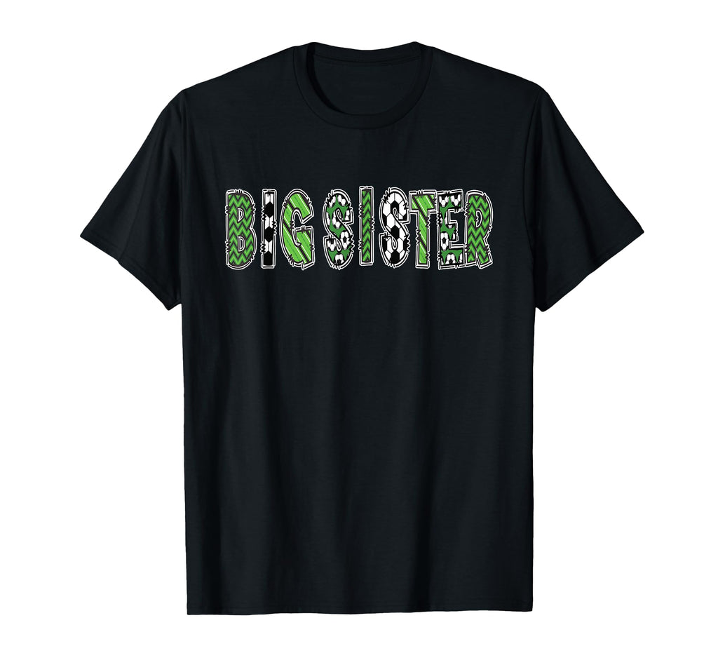 Soccer Big Sister Birthday Party T-Shirt - Aesthetic Graphic Men Women