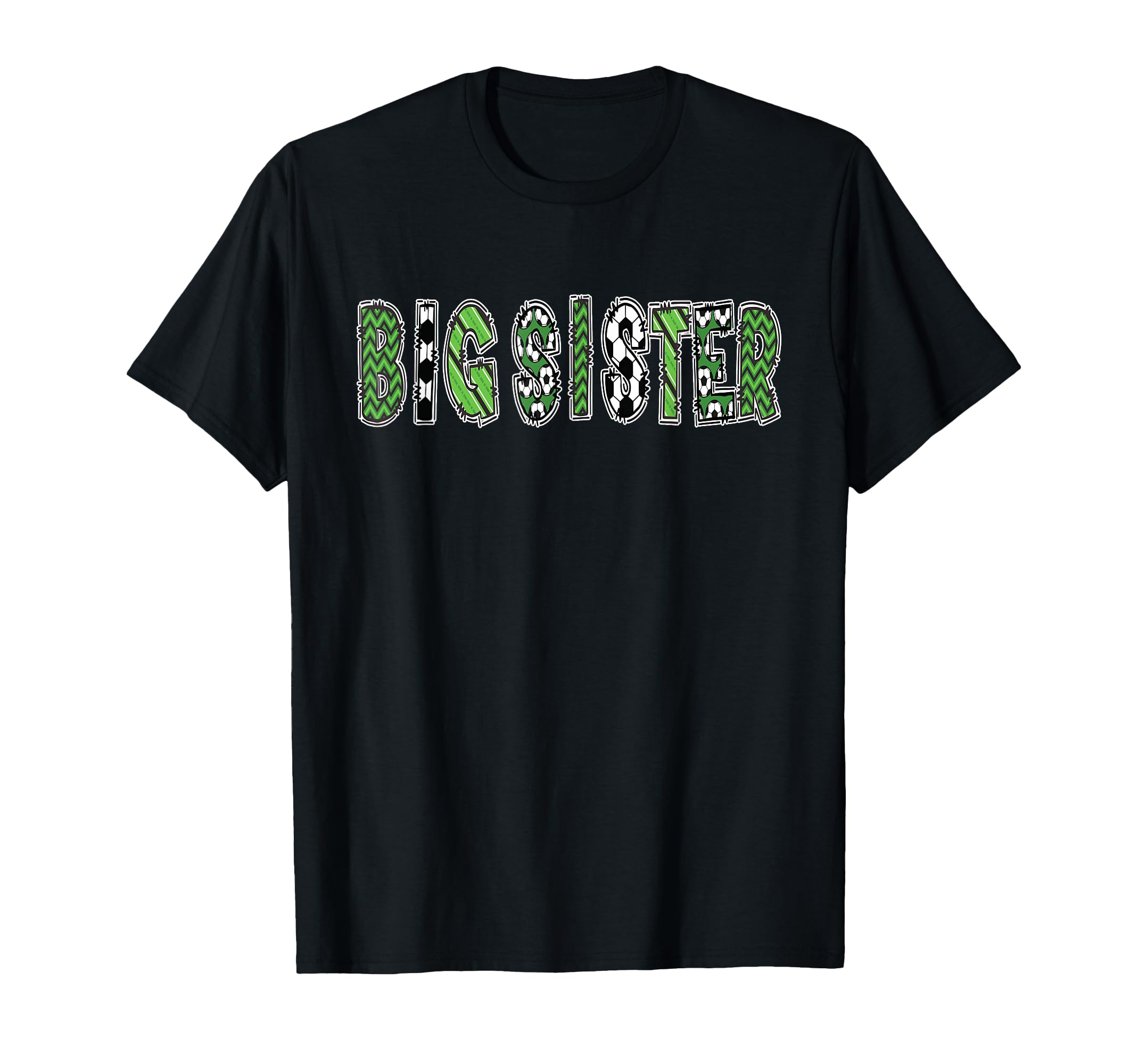 Soccer Big Sister Birthday Party T-Shirt - Aesthetic Graphic Men Women