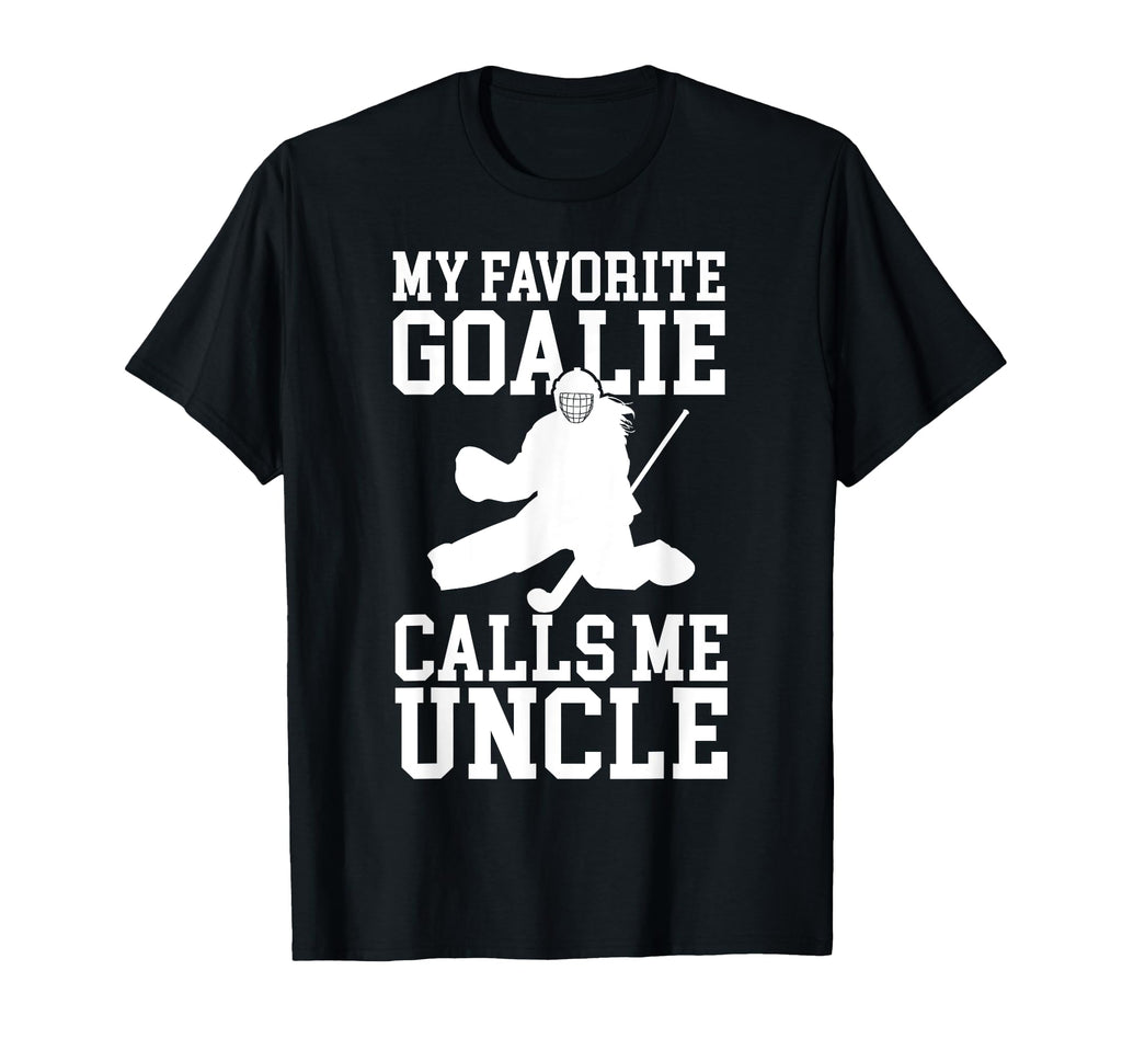 Field Hockey Goalie Uncle Field T-Shirt - Fun Novelty Design Men Women
