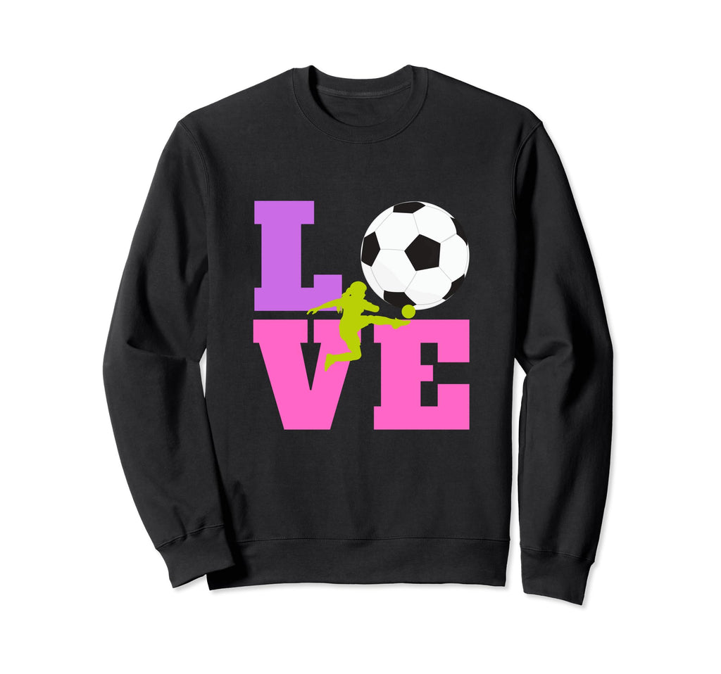 Soccer Soccer Player Love Soccer Sweatshirt - Casual Everyday Wear Unisex