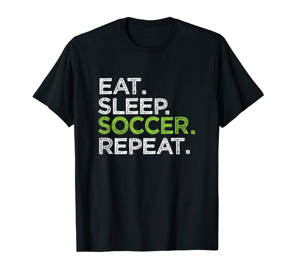 Eat Sleep Soccer Repeat Love Goal T-Shirt - Streetwear Style for Adults