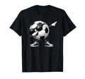 Dabbing Soccer Ball Soccer Sports Player T-Shirt - Novelty Apparel Unisex