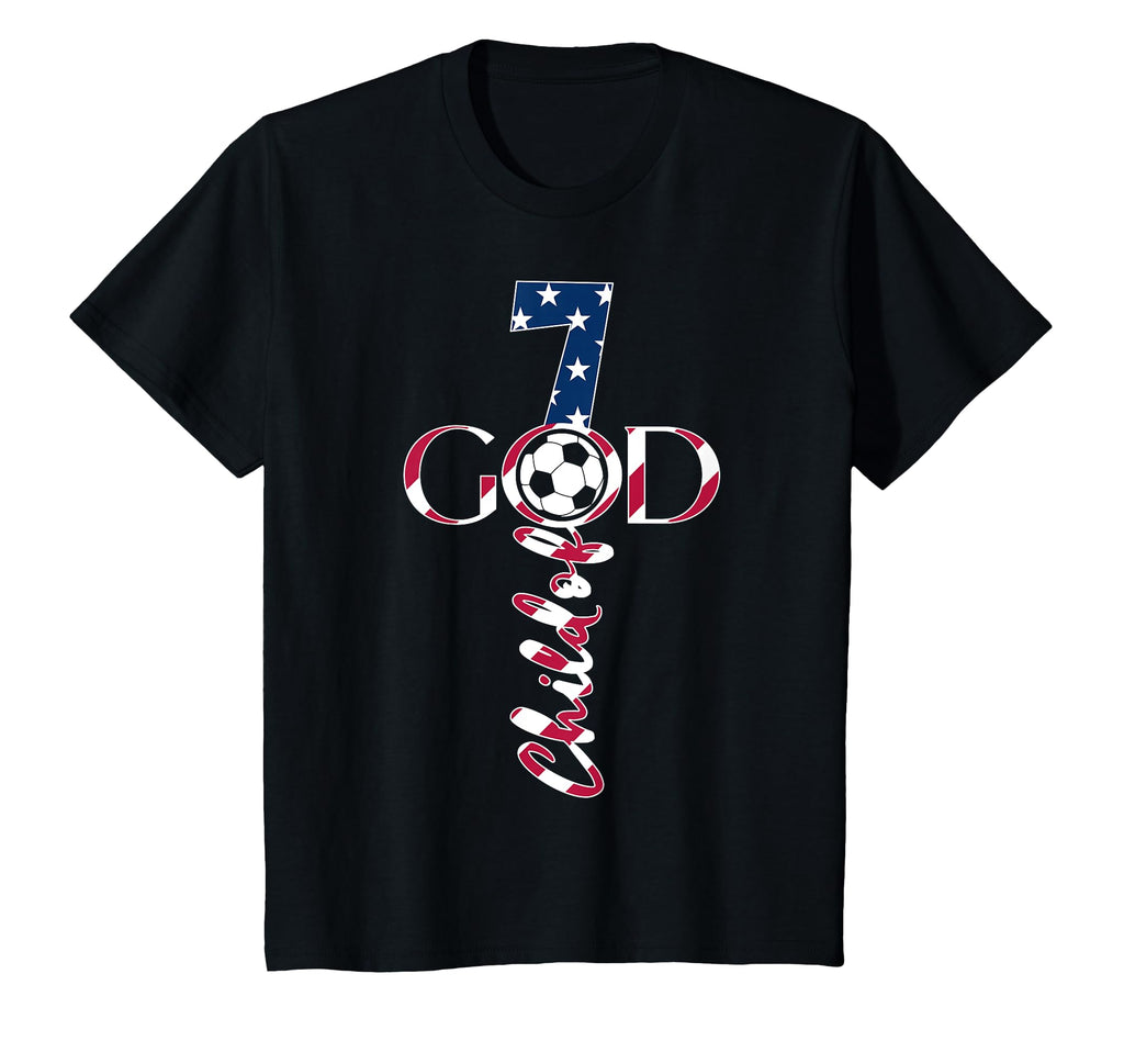 Jesus 7 Years Child God Soccer 7Th T-Shirt - Streetwear Style for Adults