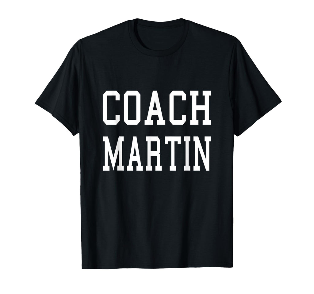 Coach Martin Custom Football Soccer T-Shirt - Custom Art Print for Adults