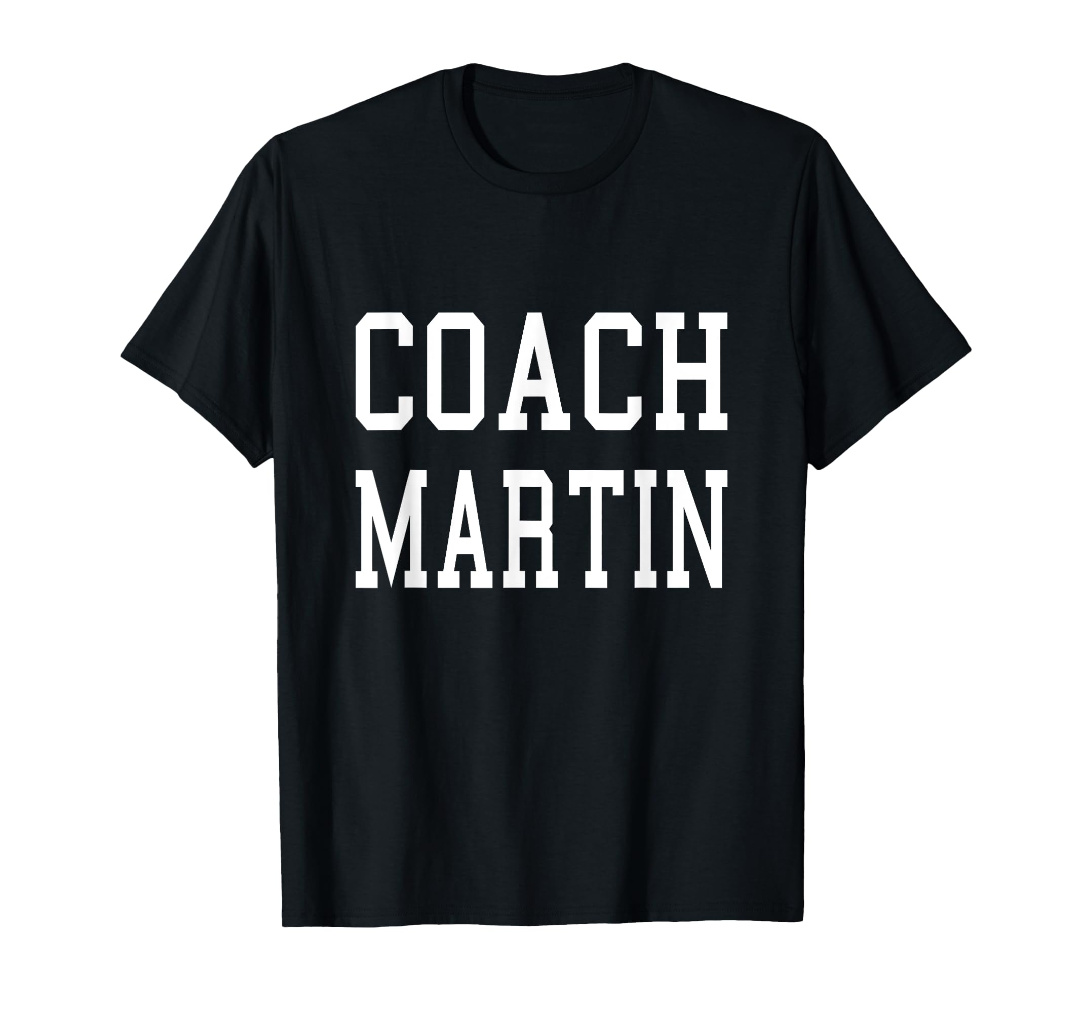 Coach Martin Custom Football Soccer T-Shirt - Custom Art Print for Adults