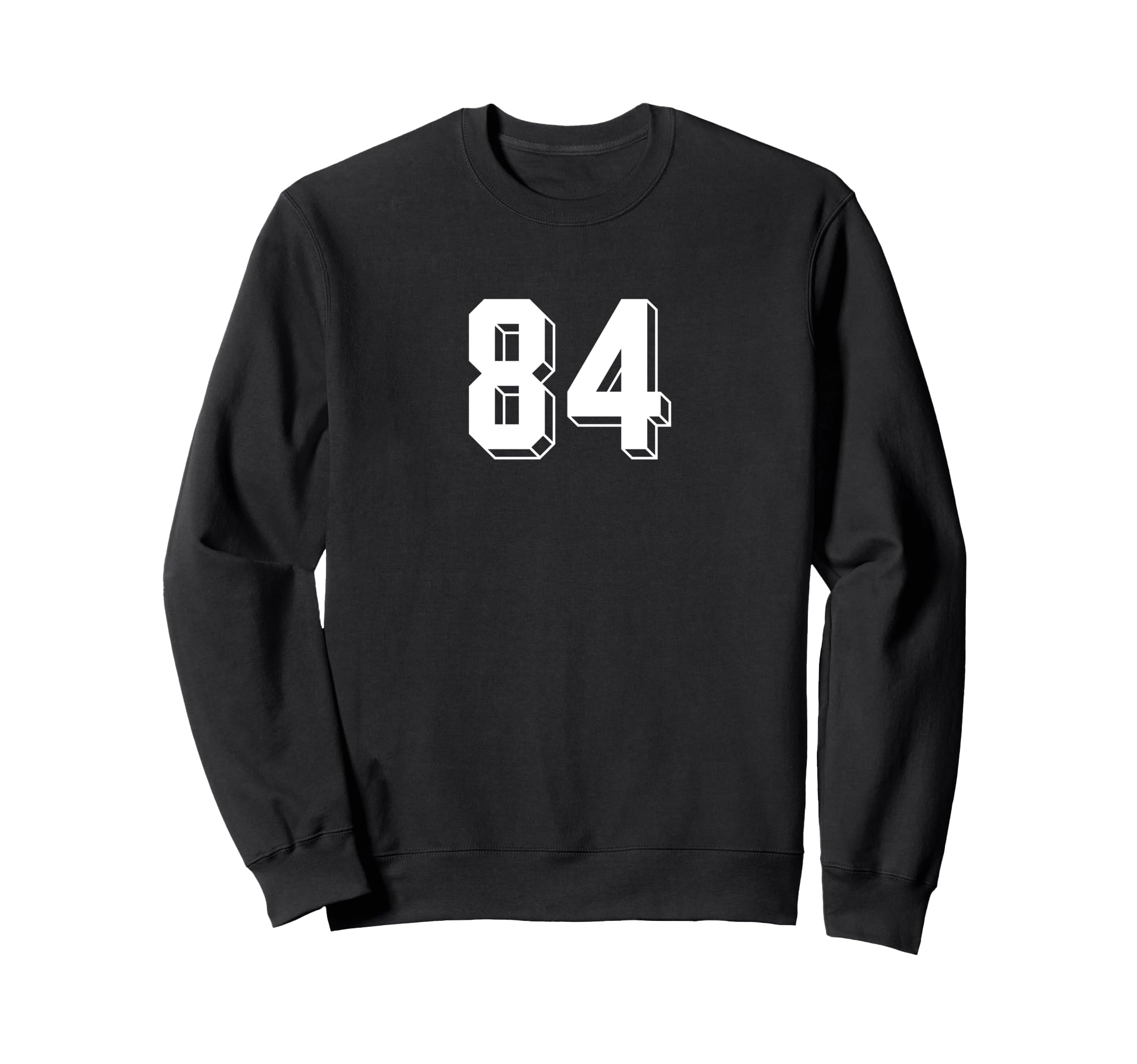 Number 84 80S 90S Soccer Team Jersey Sweatshirt - Novelty Apparel Unisex