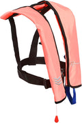 Manual Inflatable Life Jacket|Life Vest for Adults|PFD Low Profile|Supports up to 330 lbs(YSH700)