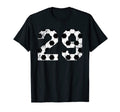Soccer 29 Jersey Number T-Shirt - Minimalist Print Men Women