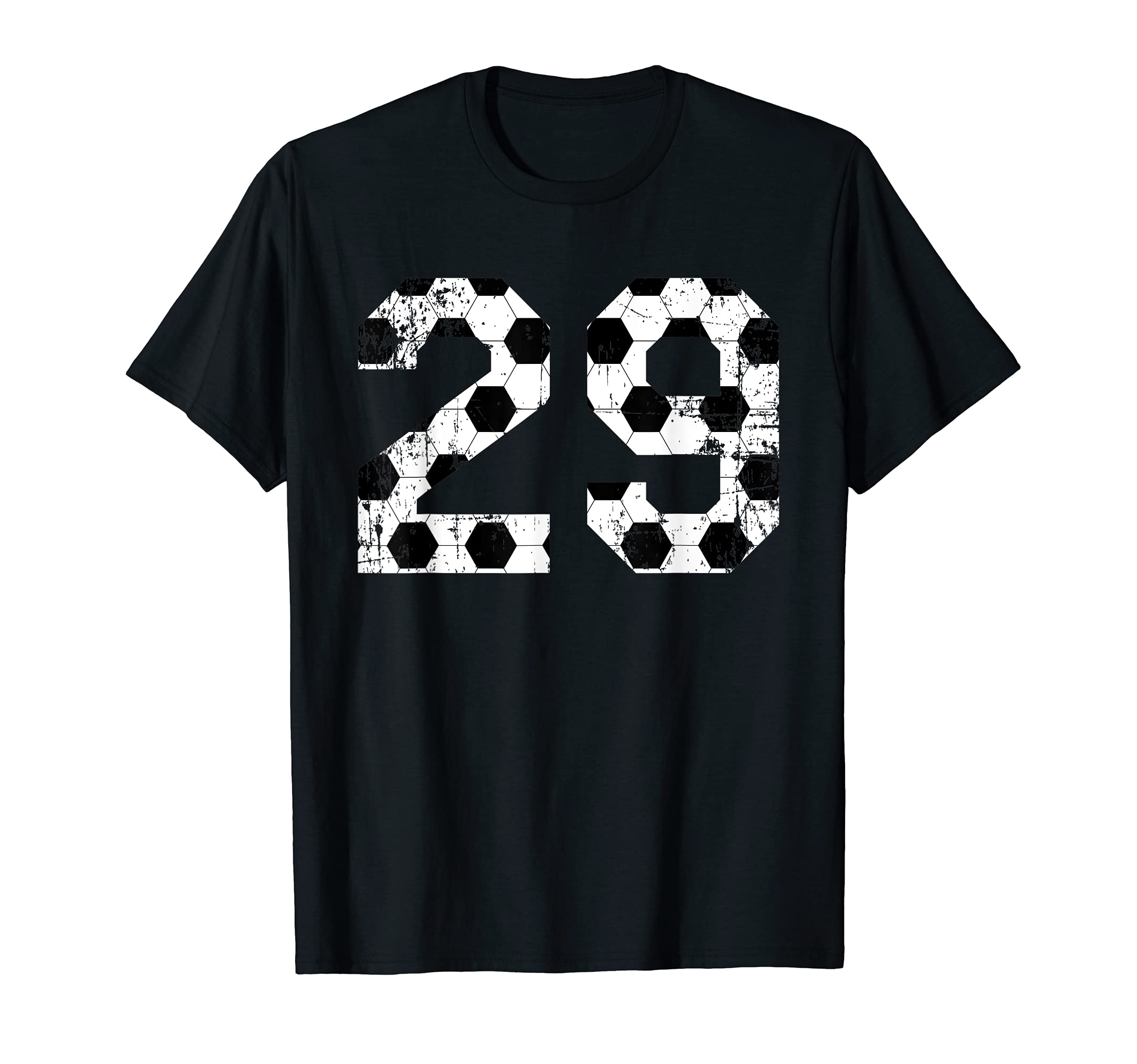 Soccer 29 Jersey Number T-Shirt - Minimalist Print Men Women