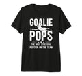 Mens Soccer Goalie Pops Definition T-Shirt - Unique Graphic for Adults
