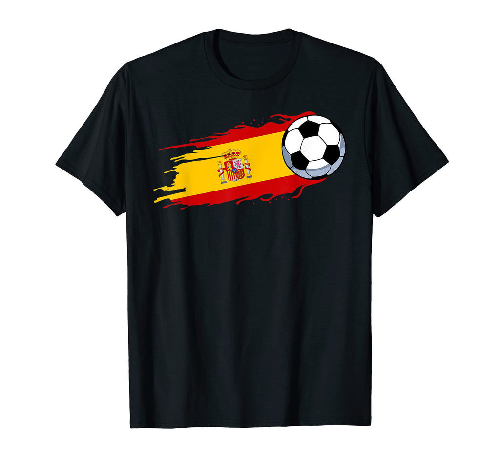 Spanish Flag Football Fan Soccer Team T-Shirt - Trendy Graphic for Adults