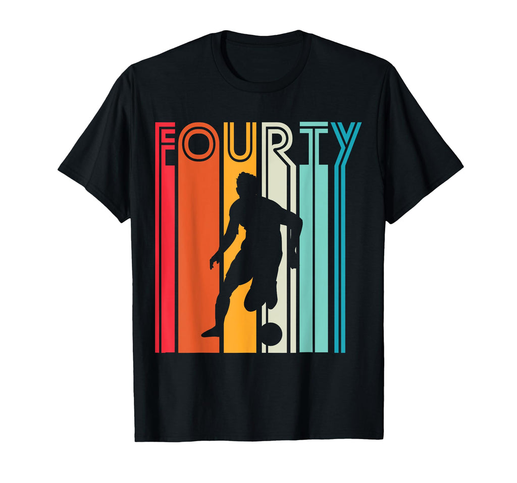 40 Years Soccer Gift 40Th Birthday T-Shirt - Minimalist Print Unisex