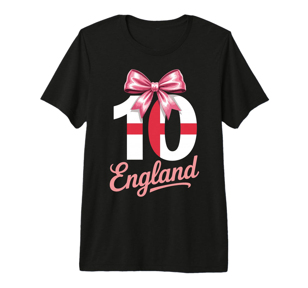 10 England Birthday Number 10 Soccer T-Shirt - Unique Graphic Men Women