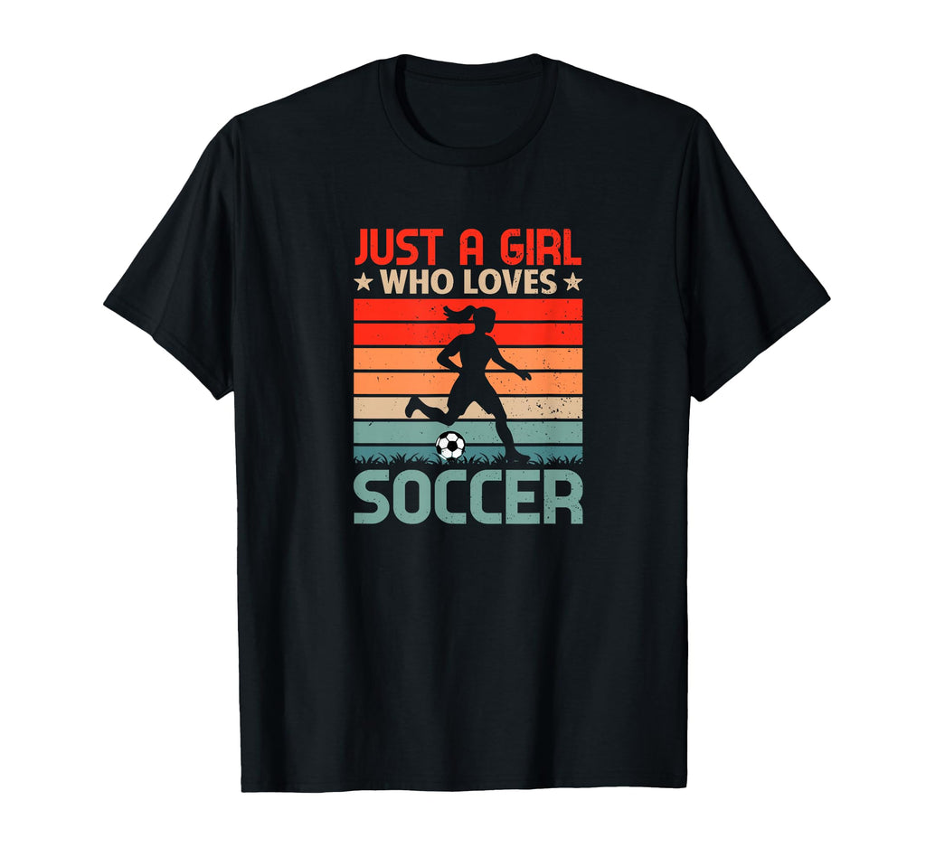 Soccer Player Just Who Loves Soccer T-Shirt - Trendy Graphic Men Women