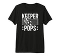 Mens Soccer Keeper Pops Soccer T-Shirt - Custom Art Print for Adults