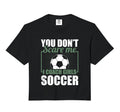 You Dont Scare Me I Coach Soccer Sweatshirt - Minimalist Print Unisex