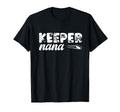 Ice Hockey Keeper Nana Ice Hockey Goalie T-Shirt - Custom Art Print Unisex