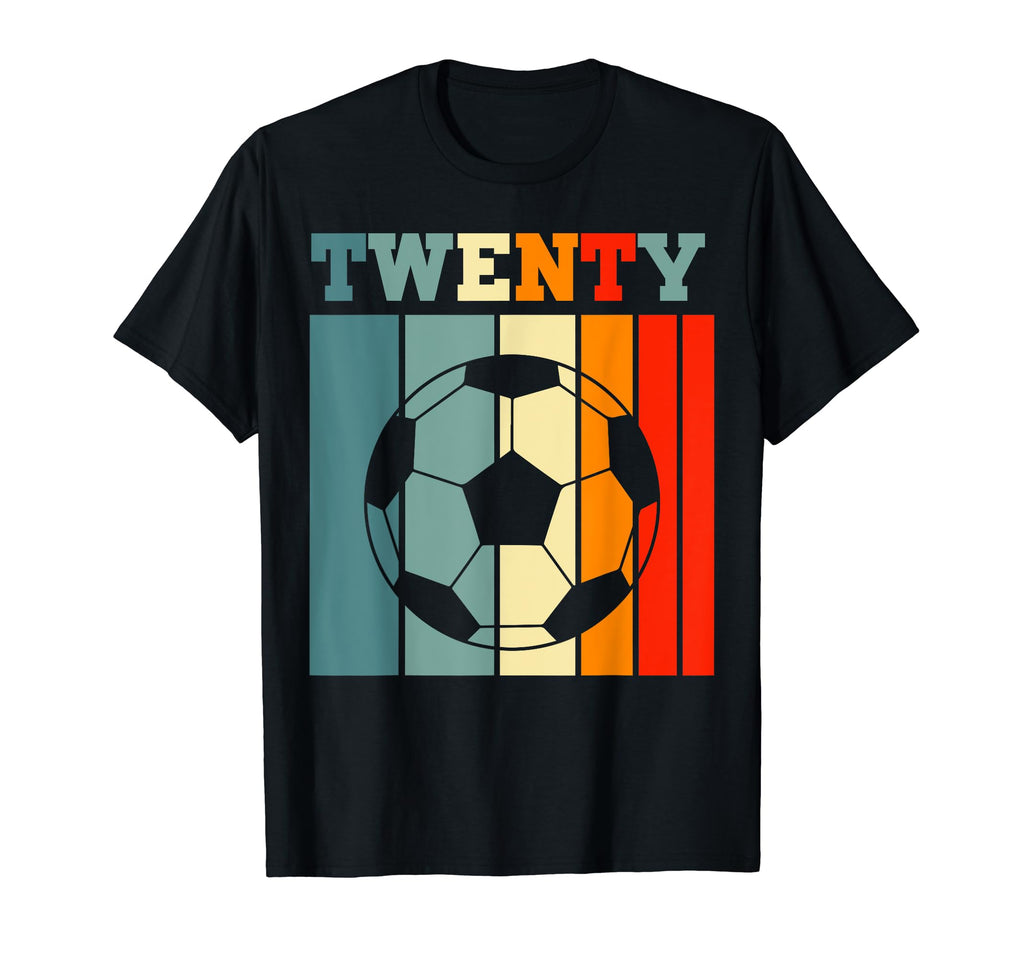 Twenty 20Th Soccer Birthday Party 20 T-Shirt - Trendy Graphic for Adults