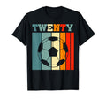 Twenty 20Th Soccer Birthday Party 20 T-Shirt - Trendy Graphic for Adults