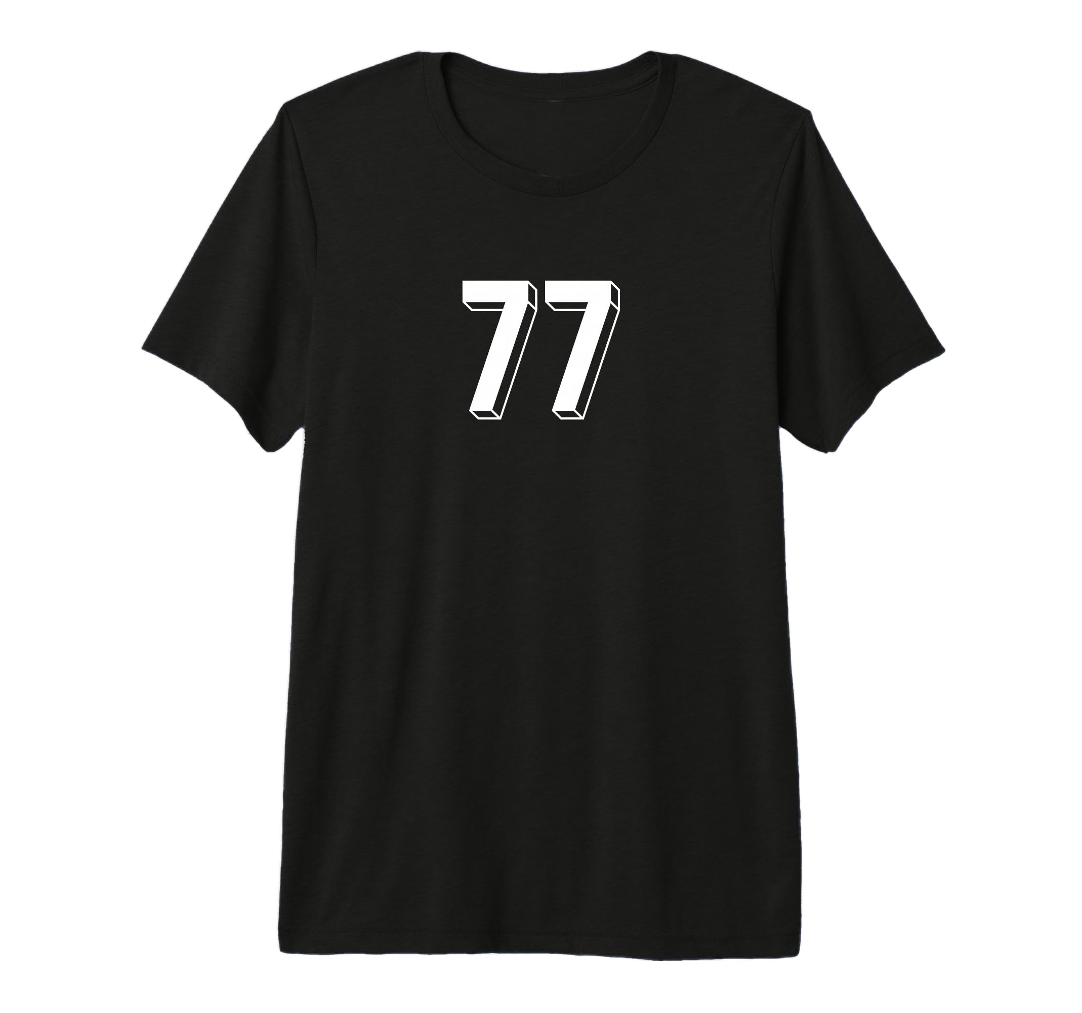 Number 77 80S 90S Soccer Team Jersey T-Shirt - Aesthetic Graphic Unisex