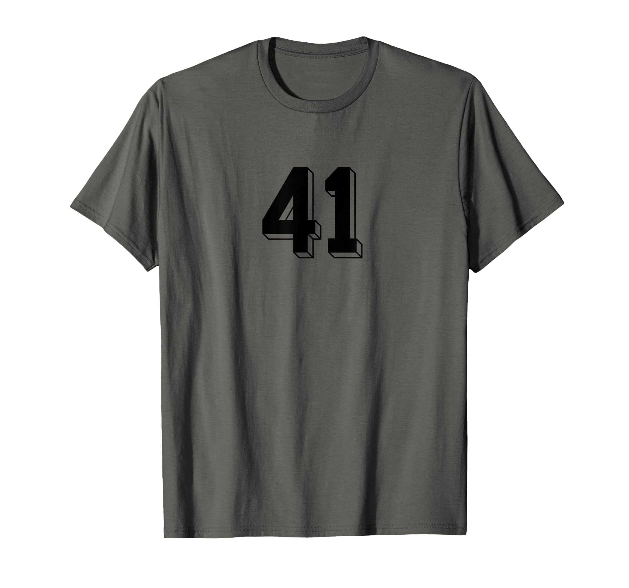 Number 41 80S 90S Soccer Team T-Shirt - Casual Everyday Wear Men Women