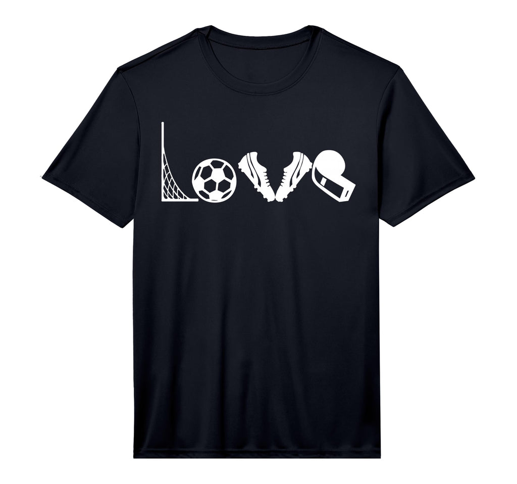 Soccer Football I Love Soccer Funny T-Shirt - Novelty Apparel for Adults