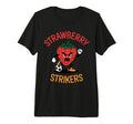 Strawberry Strikers Funny Soccer T-Shirt - Custom Art Print Unisex