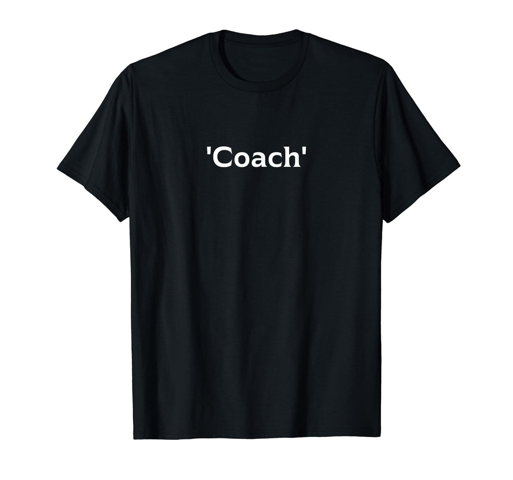Loves Coach Sport Squad Text T-Shirt - Casual Everyday Wear Men Women