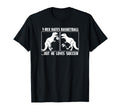 Trendy T Rex Hates Basketball But He T-Shirt - Custom Art Print Men Women