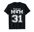 Proud Senior Soccer Mom Custom Jersey T-Shirt - Unique Graphic Men Women