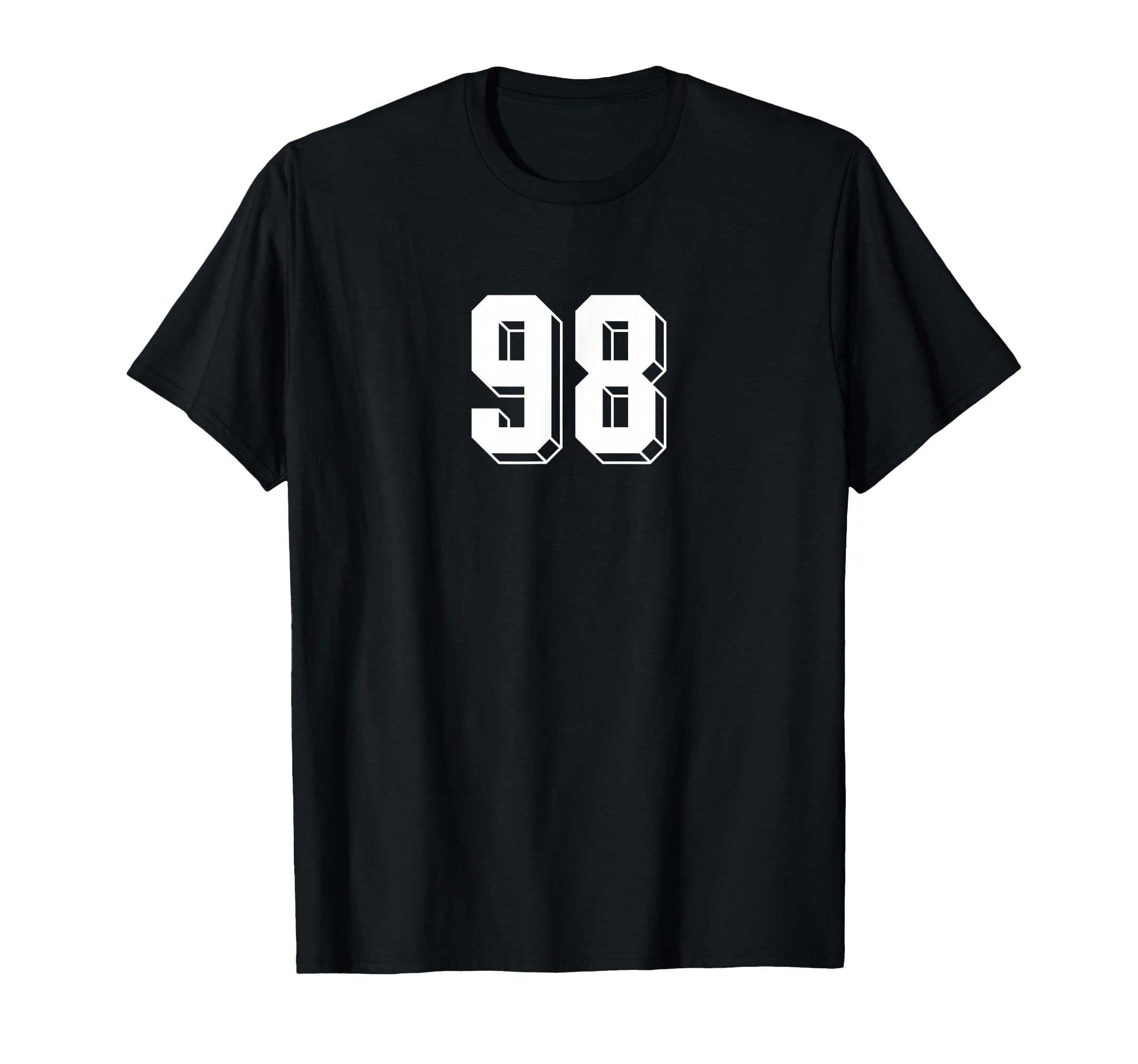 Number 98 80S 90S Soccer Team Jersey T-Shirt - Unique Graphic Men Women