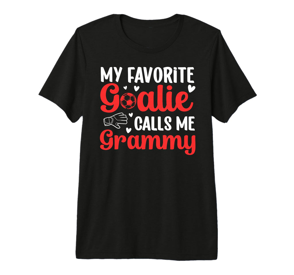 Proud Soccer Goalie Grammy Soccer T-Shirt - Minimalist Print for Adults