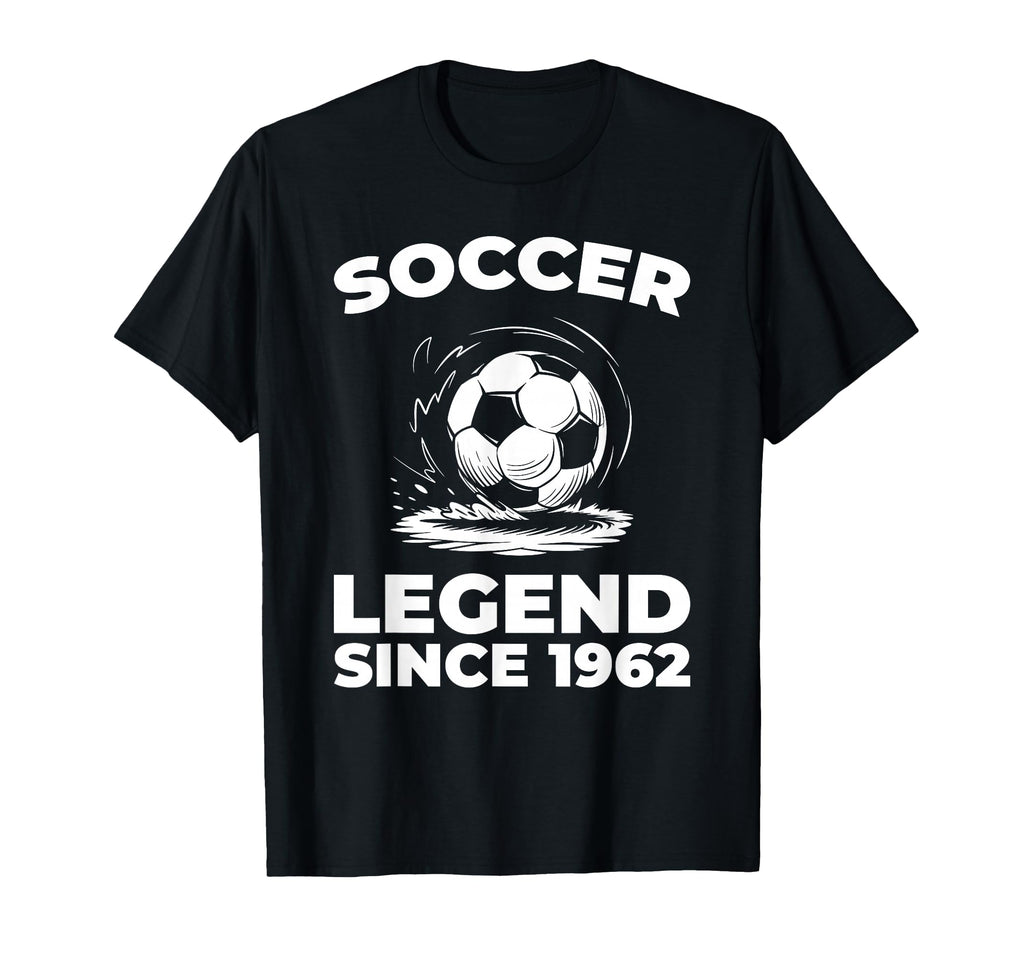 Born 1962 Team Sports Player Soccer T-Shirt - Trendy Graphic Unisex