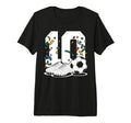 10 Soccer Birthday Gift Soccer Fan T-Shirt - Streetwear Style Unisex