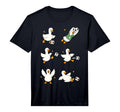 Silly Goose Playing Soccer Player T-Shirt - Fun Novelty Design Unisex