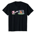 Axolotl Kicks Ball Capybara Goalie T-Shirt - Fun Novelty Design Men Women