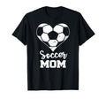 Soccer Mom Heart Funny Soccer T-Shirt - Trendy Graphic Men Women
