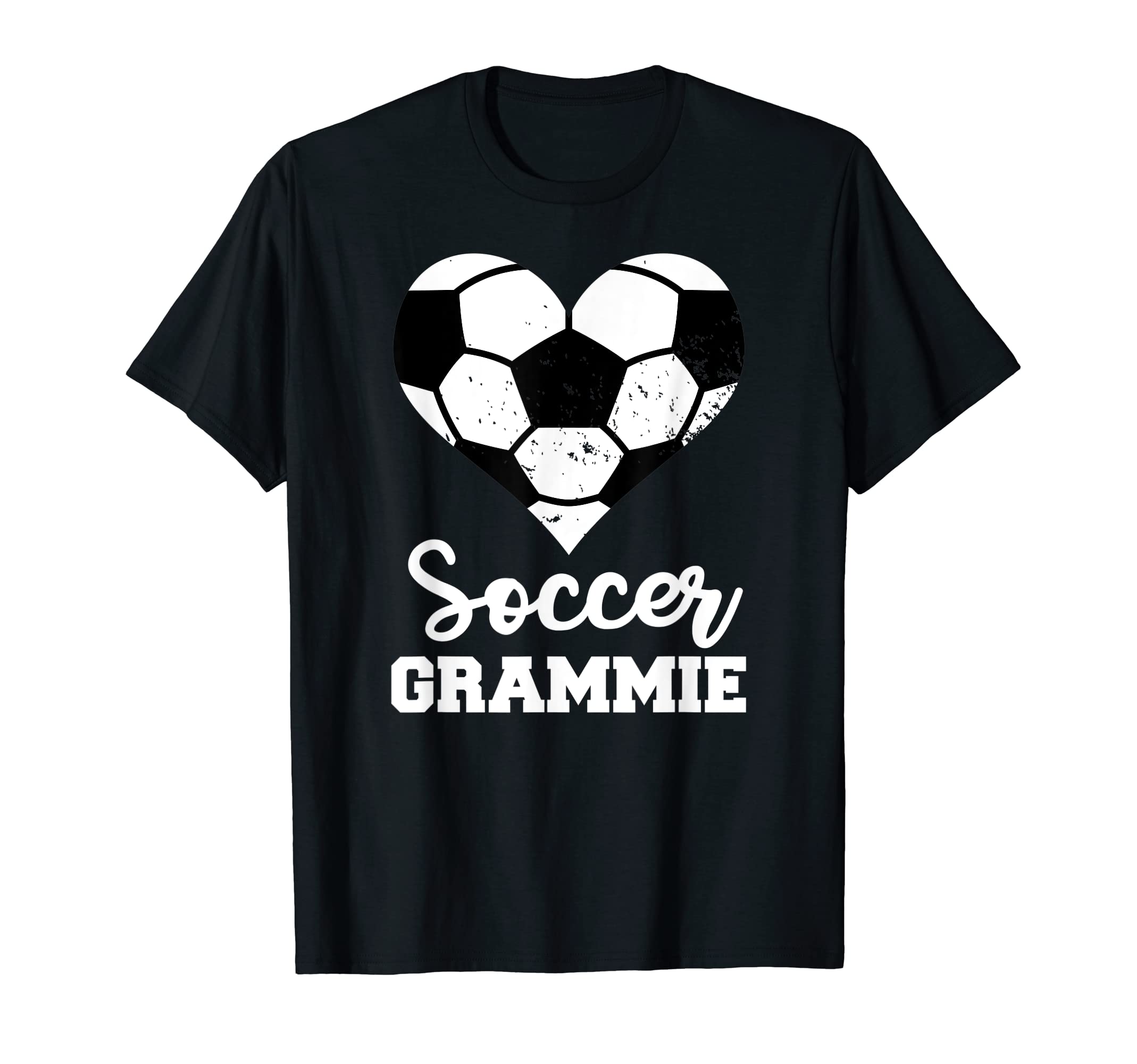 Soccer Grammie Funny Soccer Heart Grandma T-Shirt - Graphic Print Unisex