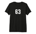 Number 63 80S 90S Soccer Team Jersey T-Shirt - Trendy Graphic Men Women