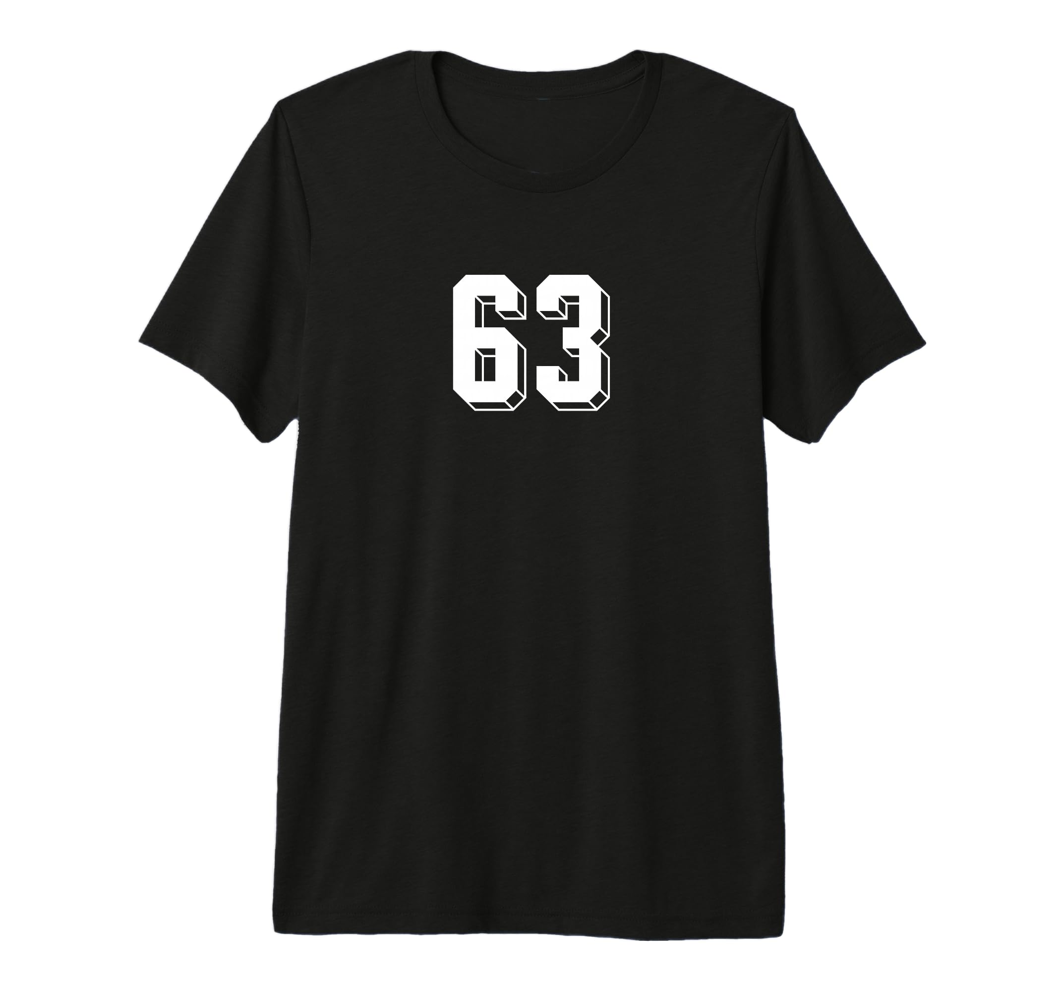 Number 63 80S 90S Soccer Team Jersey T-Shirt - Trendy Graphic Men Women