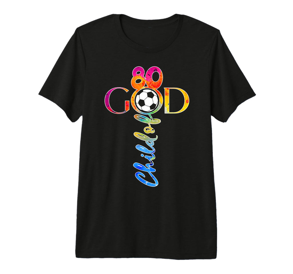 Jesus 80 Years Child God Soccer T-Shirt - Aesthetic Graphic for Adults