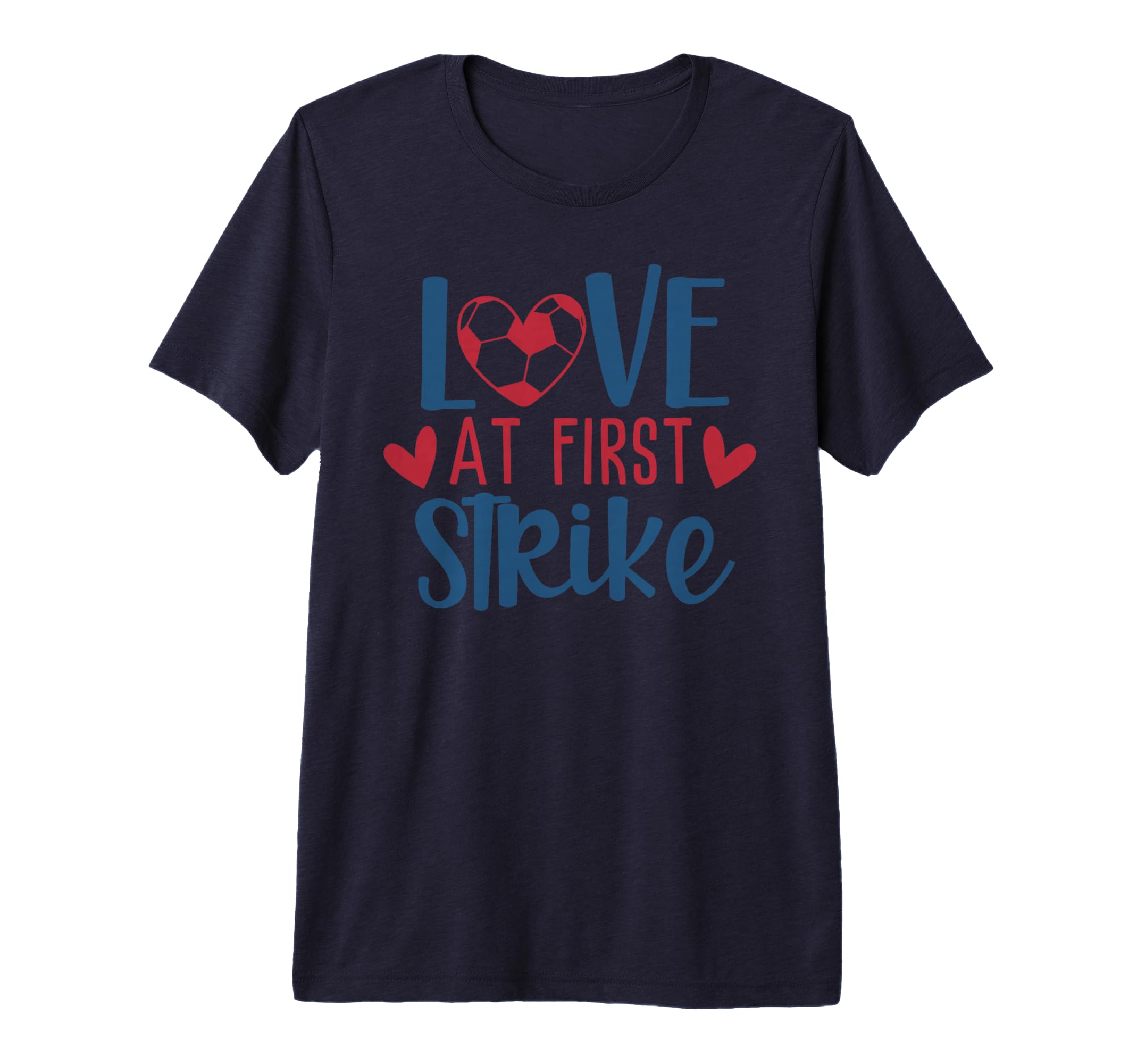 Love Soccer Fan Training Soccer T-Shirt - Casual Everyday Wear for Adults