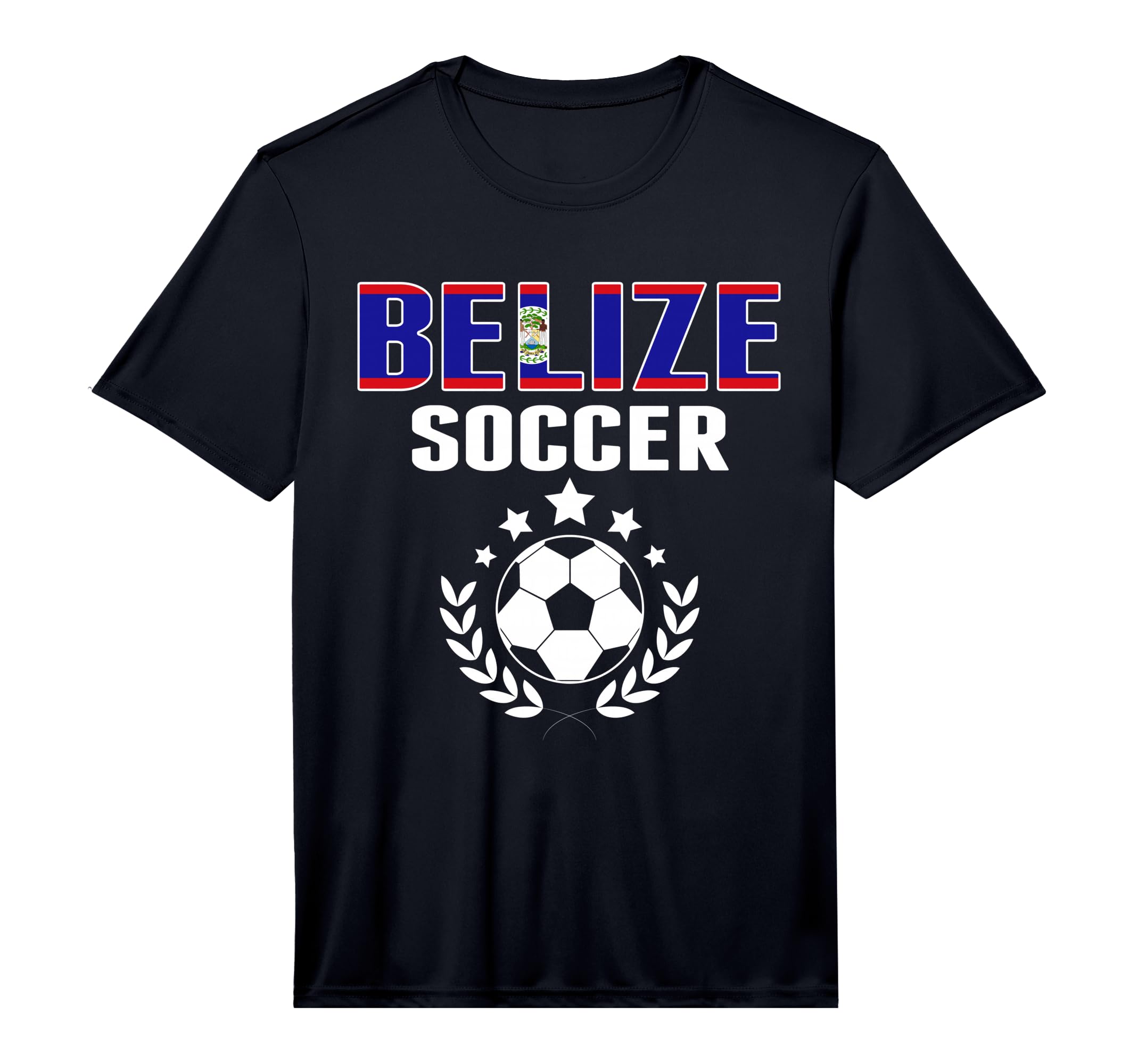 Proud Belize Soccer Fans Jersey T-Shirt - Casual Everyday Wear for Adults