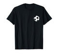 Soccer Ball Desing Funny Soccer Fan T-Shirt - Trendy Graphic for Adults