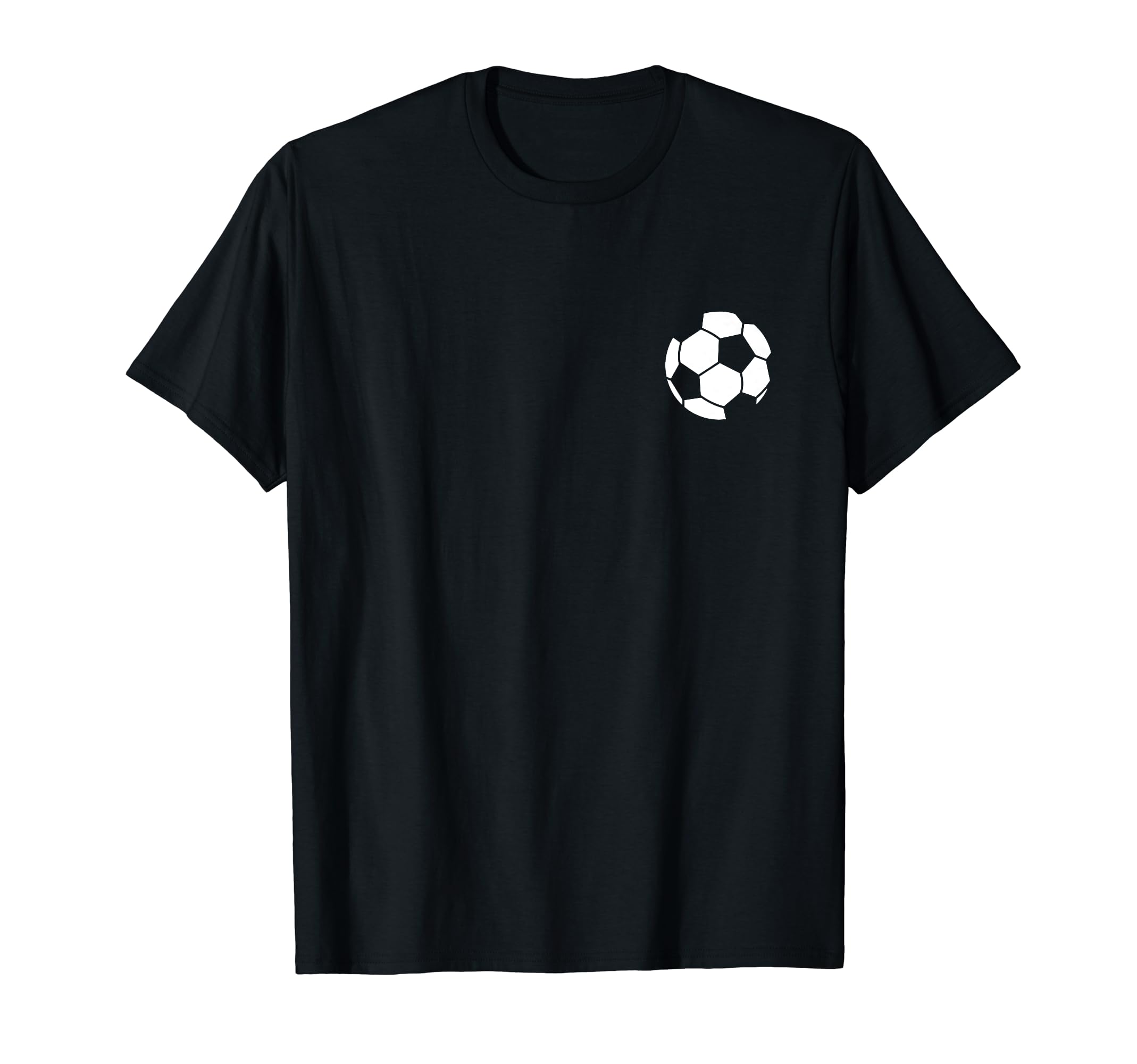 Soccer Ball Desing Funny Soccer Fan T-Shirt - Trendy Graphic for Adults
