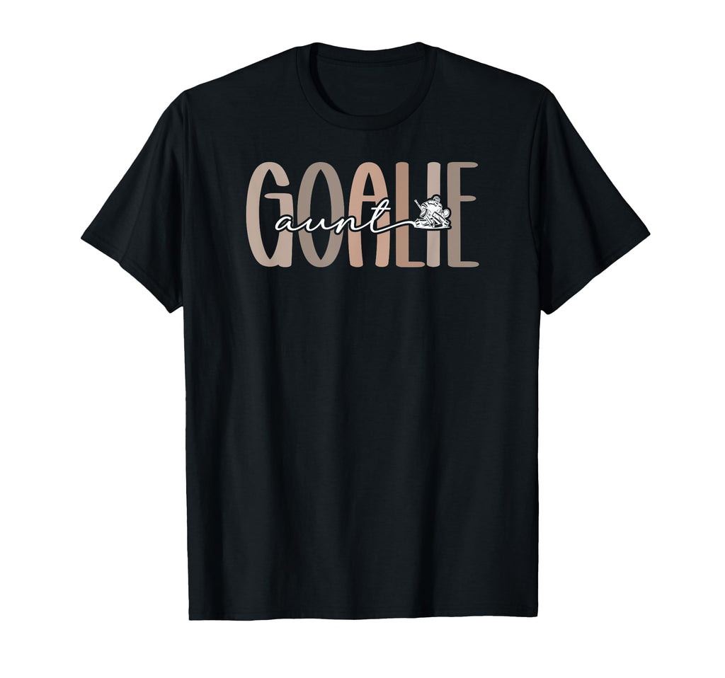 Ice Hockey Goalie Aunt Hockey Keeper T-Shirt - Novelty Apparel Men Women
