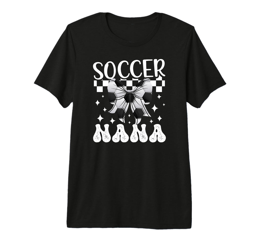 Soccer Nana Coquette Nana Soccer Player T-Shirt - Unique Graphic Unisex