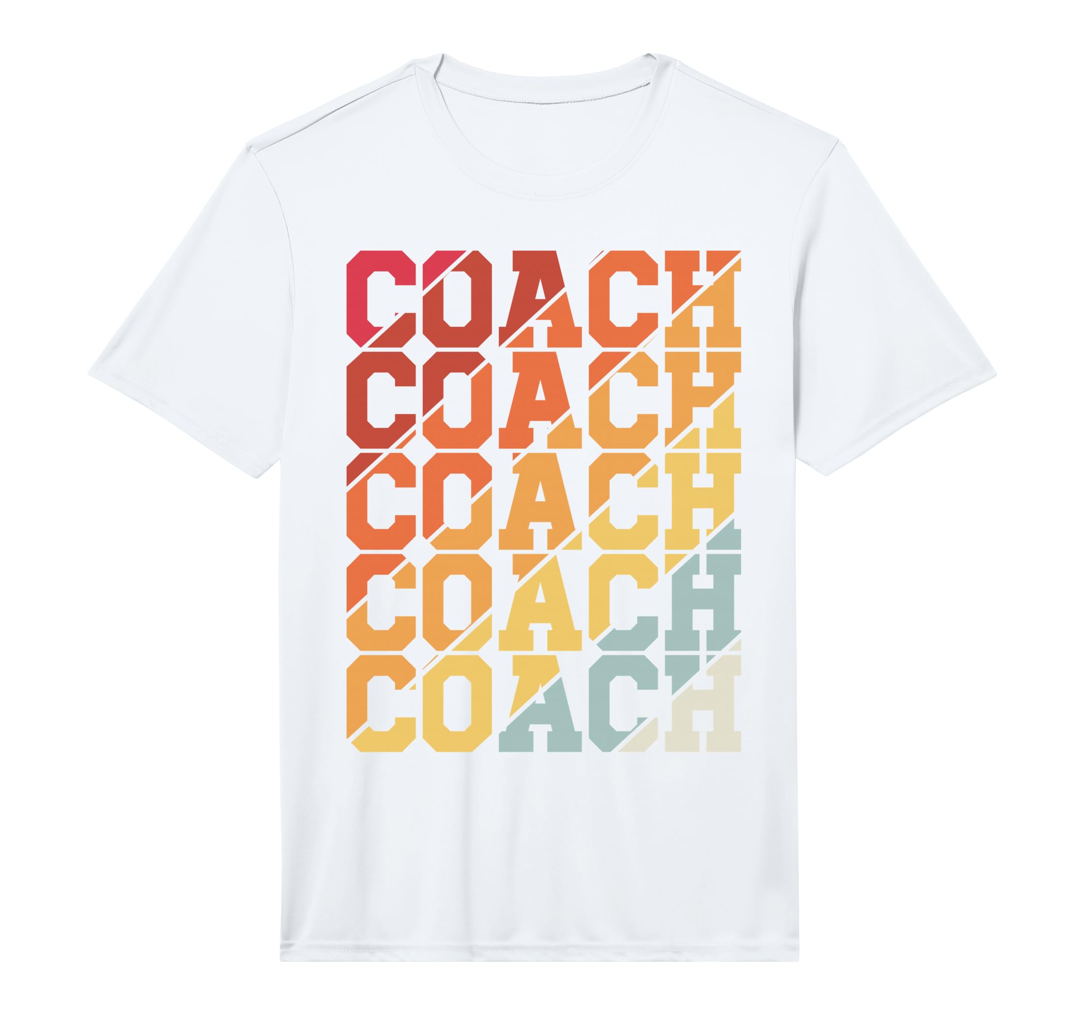 Mens Coach Sport Soccer Basketball T-Shirt - Unique Graphic for Adults